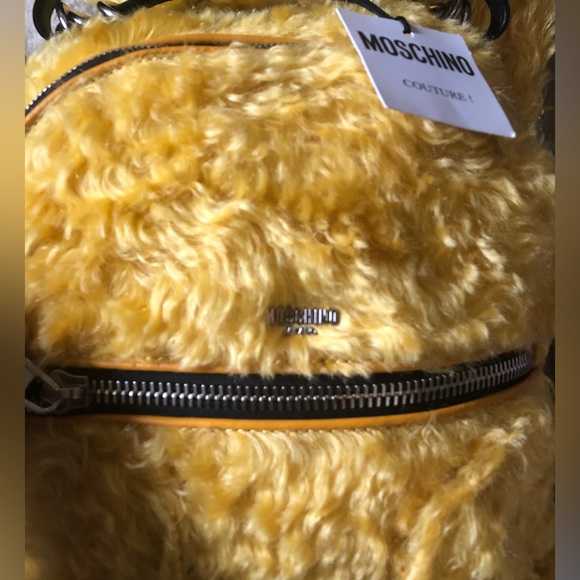 Moschino Couture Mohair blend “fur” backpack - Picture 6 of 15